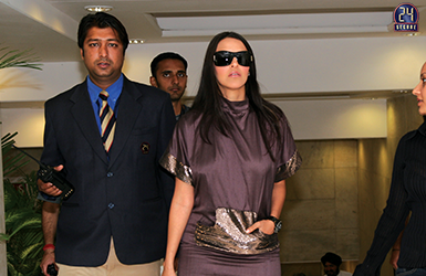 Security Detail for Actress Neha Dhupia